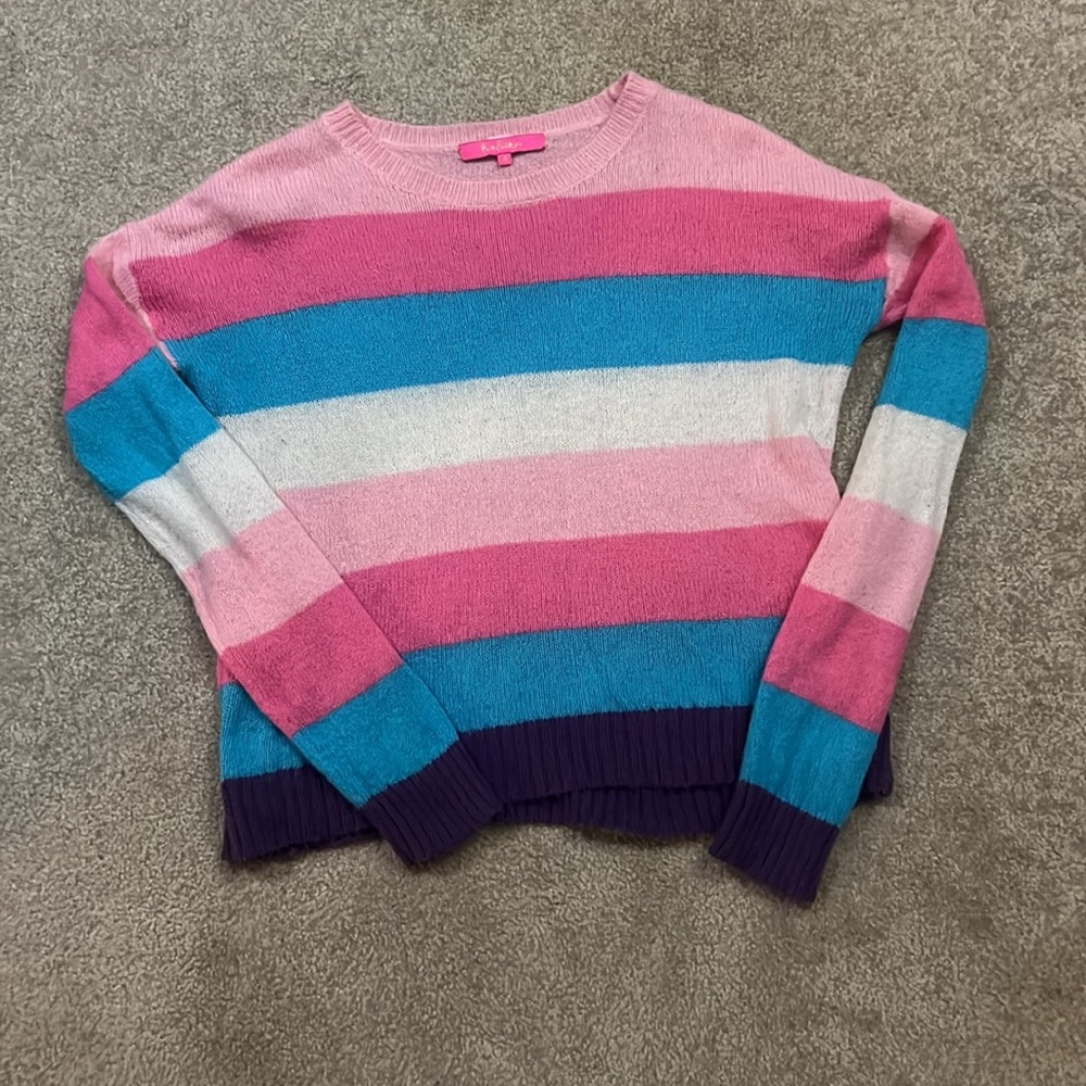 Lilly Pulitzer Coral Sands Lagoon Stripe - Picture 2 of 4